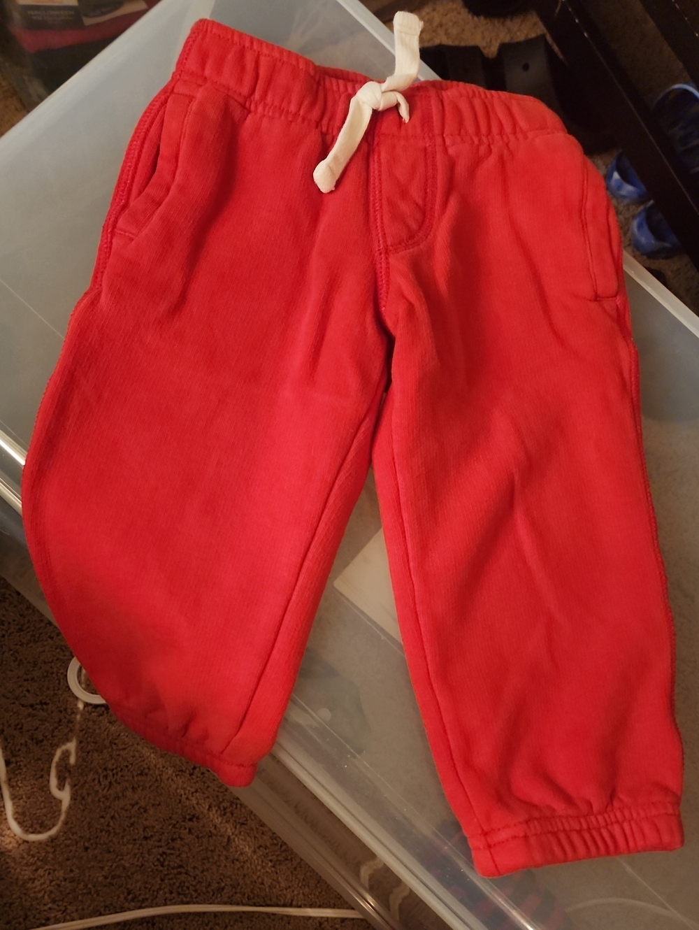 18-24 Months Gymboree Red Pull-On Jogger SweatPants